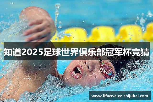 知道2025足球世界俱乐部冠军杯竞猜